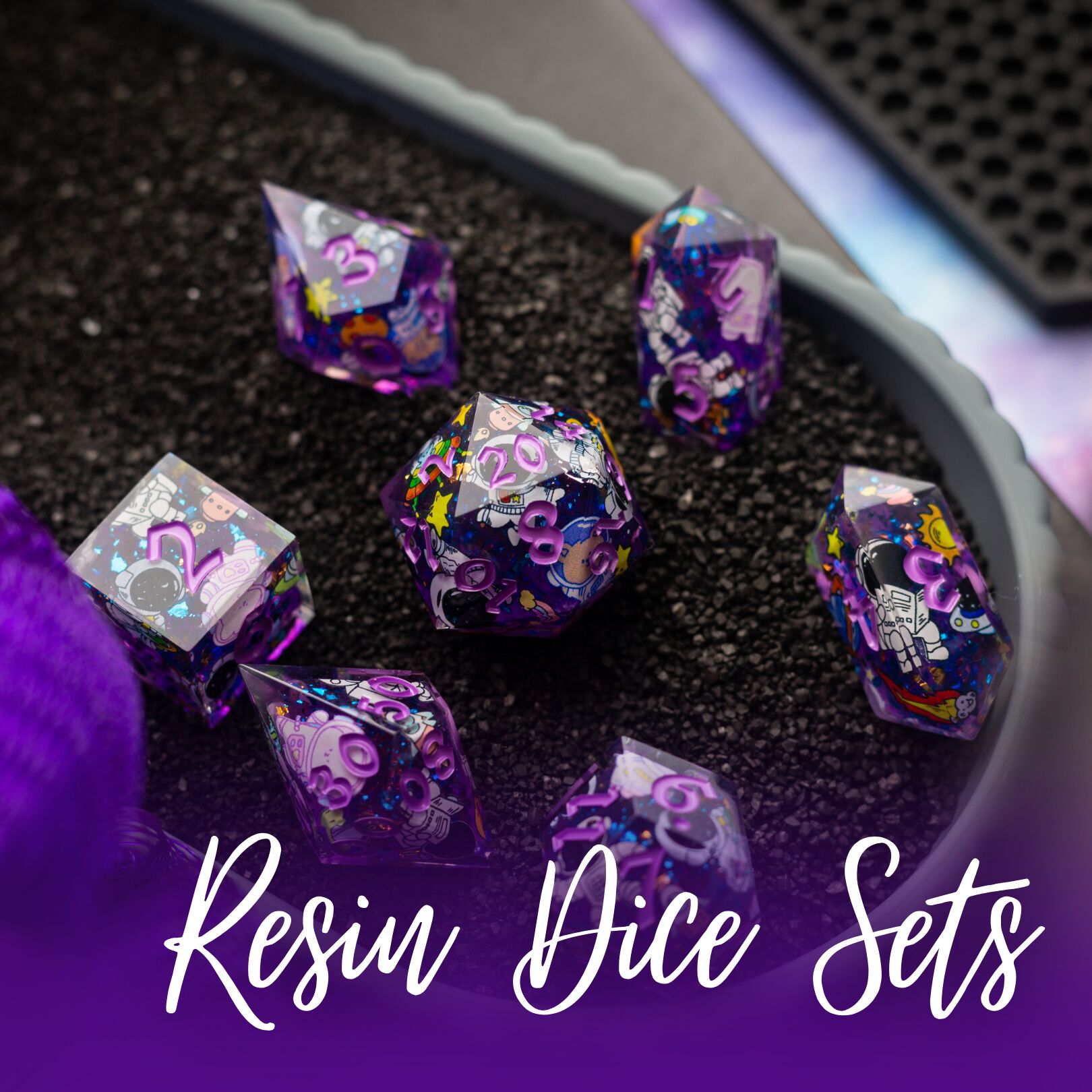 Resin DND Dice Sets